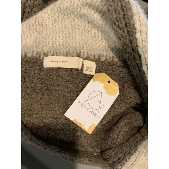 Sleeping on Snow Anthropologie Brown Mohair Button Front Cardigan, One Size - Picture 7 of 7
